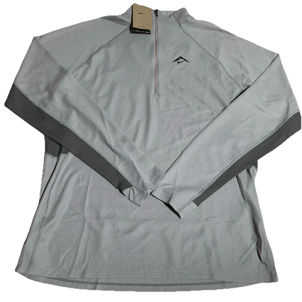 Nike Trail Men's Dri-FIT 1/2-Zip Mid Layer Top FV9994 M Running NWT Wool Blend